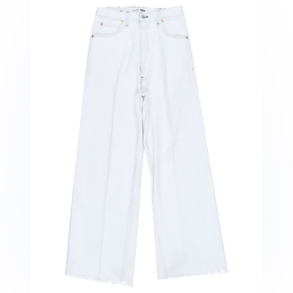 RE/DONE Vintage Levi’s High Rise White Jeans
